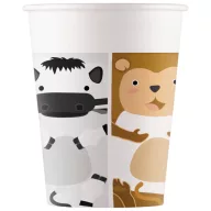 Animale Zoo pahar de hârtie 8 buc 200 ml FSC