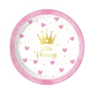   Prințese Little Princess farfurie de hârtie 8 buc 20 cm FSC