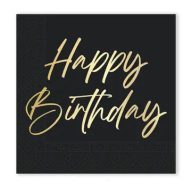   La mulți ani Elegant Șervețel Happy Birthday 20 buc 33x33 cm FSC