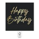 La mulți ani Elegant Șervețel Happy Birthday 20 buc 33x33 cm FSC