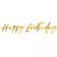 La mulți ani Candles Banner de hârtie Happy Birthday 2 m