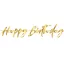 La mulți ani Candles Banner de hârtie Happy Birthday 2 m