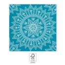 Colorat Petrol White Șervețel Mandala 20 buc, 33x33 cm FSC