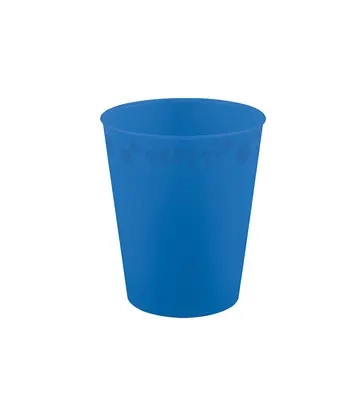 Party Bright Blue Pahar din plastic premium micro albastru 250 ml