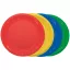 Colorat Mixed Set de 4 farfurii plate din plastic micro premium - 21 cm