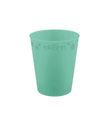 Party Pastel Mint Pahar verde micro premium din plastic 250 ml