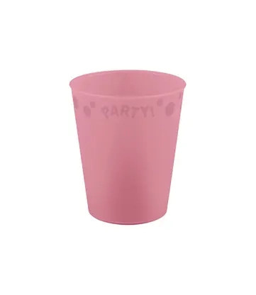 Party Pastel Pink Pahar roz micro premium din plastic 250 ml