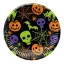 Halloween Happy farfurie de hârtie 8 buc 23 cm FSC