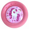 Unicorn Rainbow Colors set de farfurii din plastic micro premium 4 bucăți 21 cm