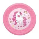 Unicorn Rainbow Colors set de farfurii din plastic micro premium 4 bucăți 21 cm