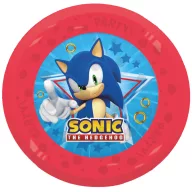   Sonic Ariciul Sega Set de 4 farfurii plate din plastic premium micro, 21 cm