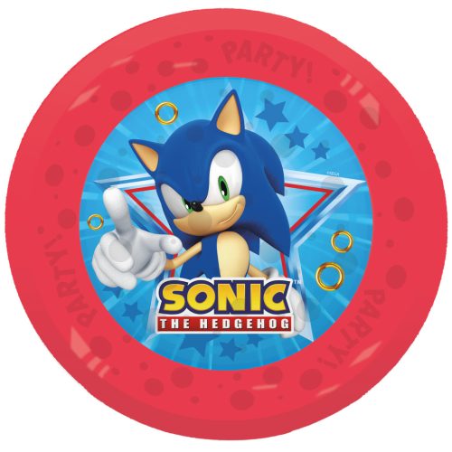 Sonic Ariciul Sega set de 4 farfurii plate micro premium din plastic 21 cm