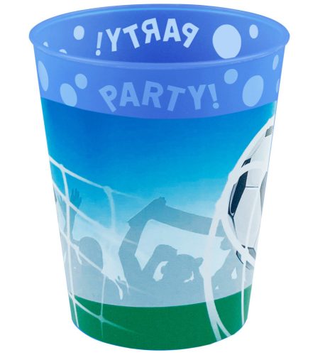 Fotbal Soccer Fans set de pahare din plastic micro premium, 4 bucăți, 250 ml
