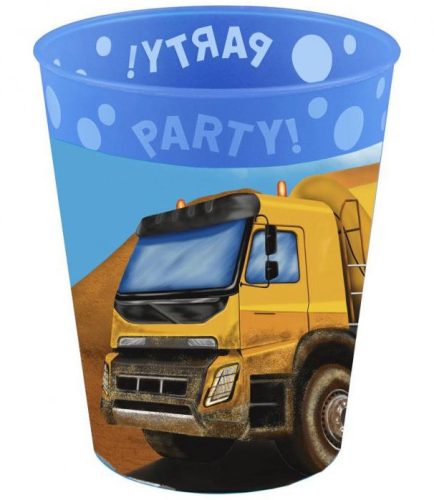 Construcție Grabber set de pahare micro premium din plastic 4 bucăți 250 ml