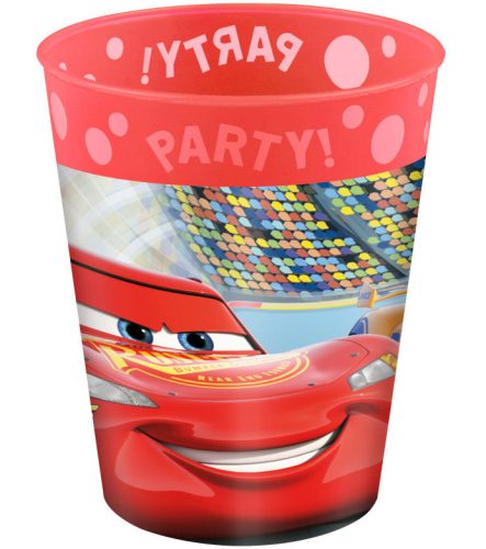 Disney Mașini Arena Race Set de pahare din plastic micro premium de 4 bucăți 250 ml