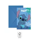 Disney Lilo și Stitch Angel invitație party 6 buc FSC