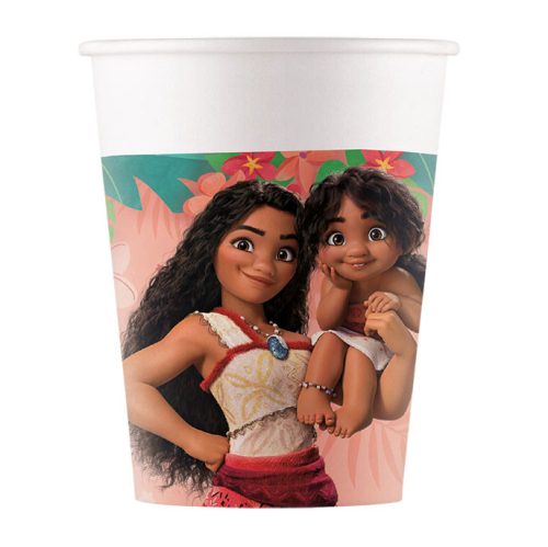 Disney Vaiana Sailing Spirit Pahar de hârtie 8 buc. 200 ml FSC