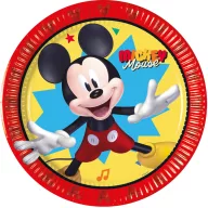   Disney Mickey Jump Into Fun farfurie de hârtie 8 buc 20 cm FSC