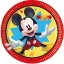 Disney Mickey Jump Into Fun farfurie de hârtie 8 buc 20 cm FSC