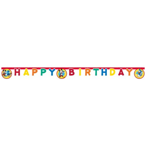 Disney Mickey  Jump Into Fun Inscripție Happy Birthday FSC 2 m