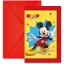Disney Mickey  Jump Into Fun invitație de petrecere set de 6 FSC