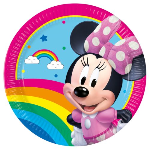 Disney Minnie  Makes Me Smile farfurii de hârtie 8 buc 23 cm FSC