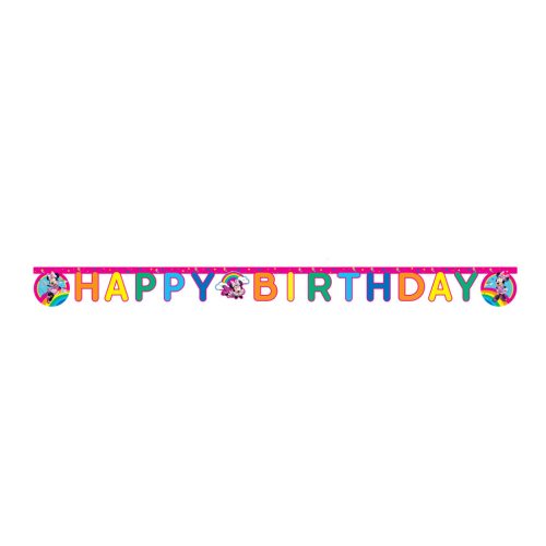 Disney Minnie  Makes Me Smile Inscripție Happy Birthday FSC 2 m