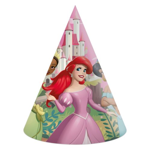 Prințesele Disney Create Your World pălărie de petrecere, 6 buc FSC