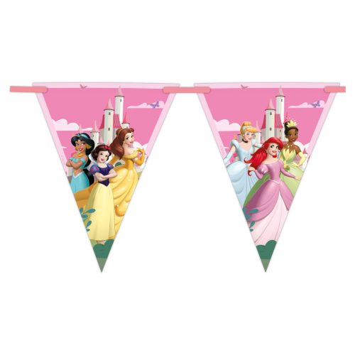 Prințesele Disney Create Your World ghirlandă cu steaguri FSC 2,3 m