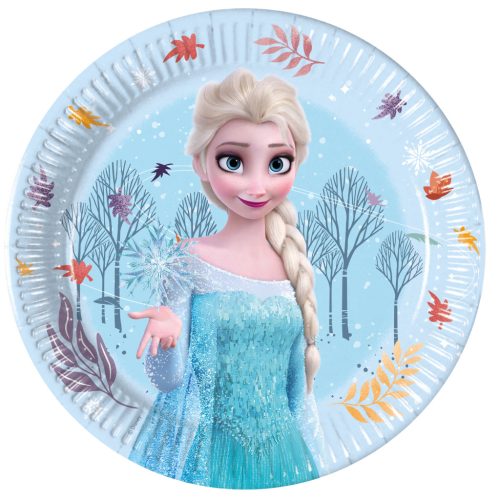 Disney Regatul de gheață Idyllic Wonder farfurie de hârtie 8 buc 20 cm FSC