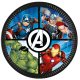 Avengers Evergreen Farfurie de hârtie 8 buc 23 cm FSC