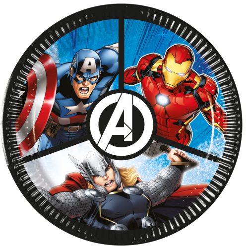 Avengers Evergreen farfurie de hârtie 8 buc 20 cm FSC