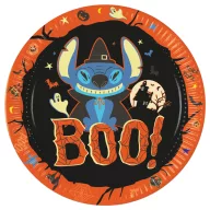  Disney Lilo și Stitch Halloween farfurie de hârtie 8 buc 23 cm FSC