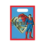 Superman Krypton sac de cadou din plastic, set de 6 bucăți