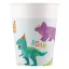 Dinozaur Party pahar de hârtie 8 buc 200 ml FSC