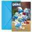 Strumfii Joyful set invitații petrecere 6 buc FSC