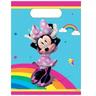   Disney Minnie Makes Me Smile sac de cadou din plastic, set de 6