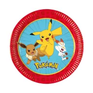Pokémon Next Generation farfurii de hârtie 8 buc 20 cm FSC