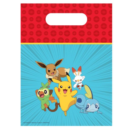 Pokémon Next Generation sacoșă cadou din plastic 6 bucăți