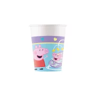 Purcelușa Peppa With Love pahar de hârtie 8 buc 200 ml FSC
