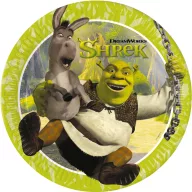 Shrek Adventure farfurie de hârtie, 8 buc, 23 cm, FSC