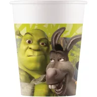   Shrek Adventure pahar de hârtie set de 8 bucăți 200 ml FSC