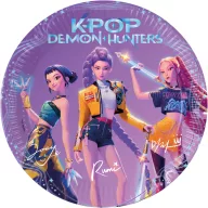   K-pop Démonvadászok Honmoon set de farfurii de hârtie 8 buc, 23 cm FSC