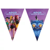   Fetele Kpop la vânătoare de demoni Honmoon girlandă de steaguri 2,3 m FSC