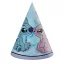 Disney Lilo și Stitch Angel Cute pălărie de petrecere, ceac 6 buc
