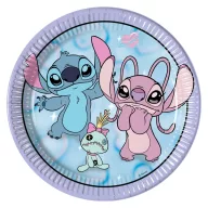   Disney Lilo și Stitch Angel Cute farfurie de hârtie 8 buc 23 cm FSC