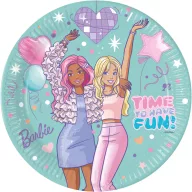 Barbie Star farfurii de hârtie, 8 bucăți, 23 cm, FSC