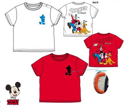 Disney Mickey bebeluși tricou, top 6-24 luni