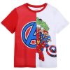 Avengers copii scurt tricou, top 4-10 ani