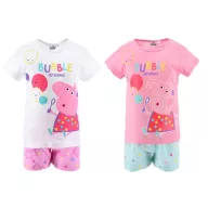 Purcelușa Peppa pijamale scurte pentru copii 3-6 ani